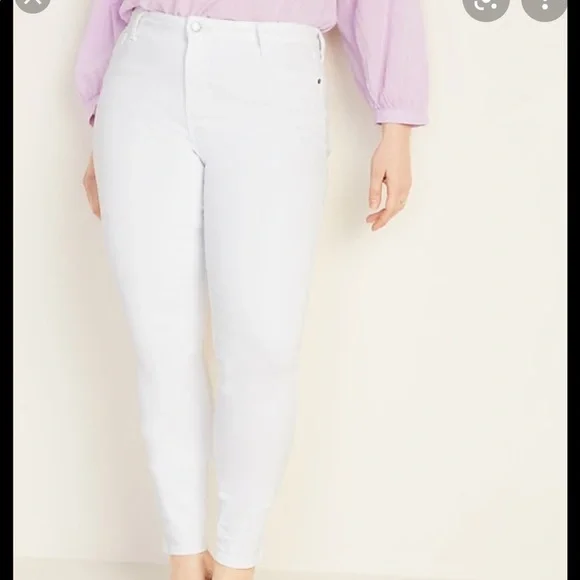 NWT Old Navy Mid Rise Super Skinny Jeans - Picture 2 of 8